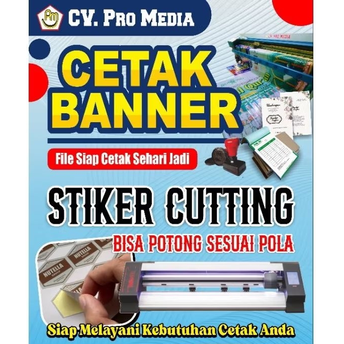 

CETAK STICKER CUTTING/DIECUT/KISSCUT