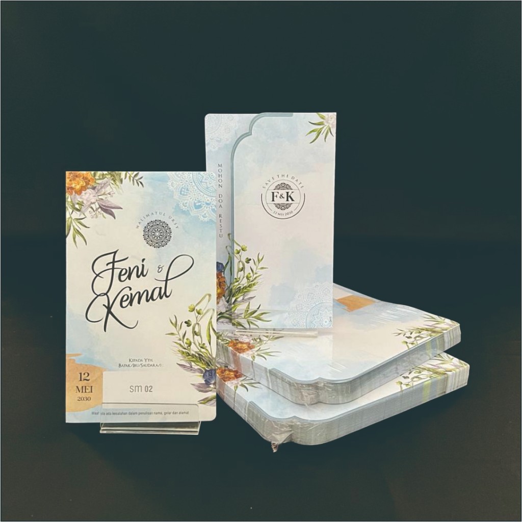 Blangko Undangan Nikah SAMARA 02 I Undangan Murah Simpel Terbaru I