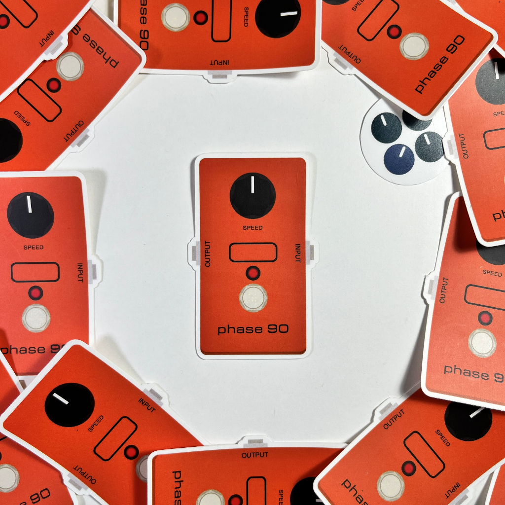 

PDLR - STICKER VINYL - MXR PHASE 90 - Edisi Pedal Gitar / Bass