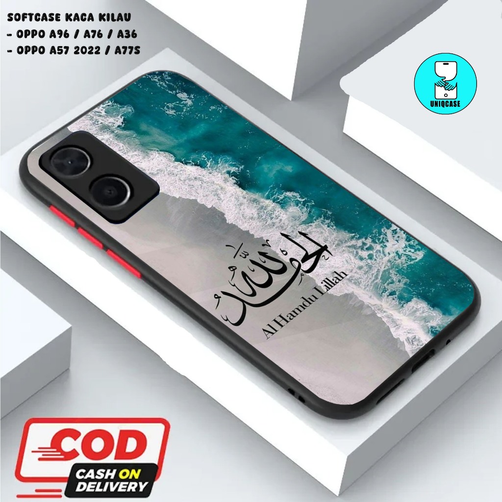 UNIQ  CASE SOFTCASE GLOSSY (KACA KILAU) OPPO A96 / A76 / A36 || OPPO A57 2022 / A77S dan ALL TYPE SM