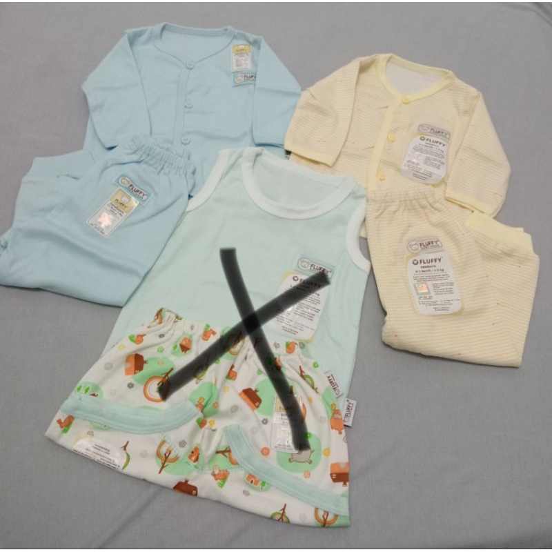 Baju bayi fluffy