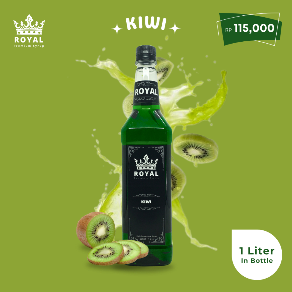 

Royal Kiwi Syrup - Sirup Kiwi (Premium Quality)