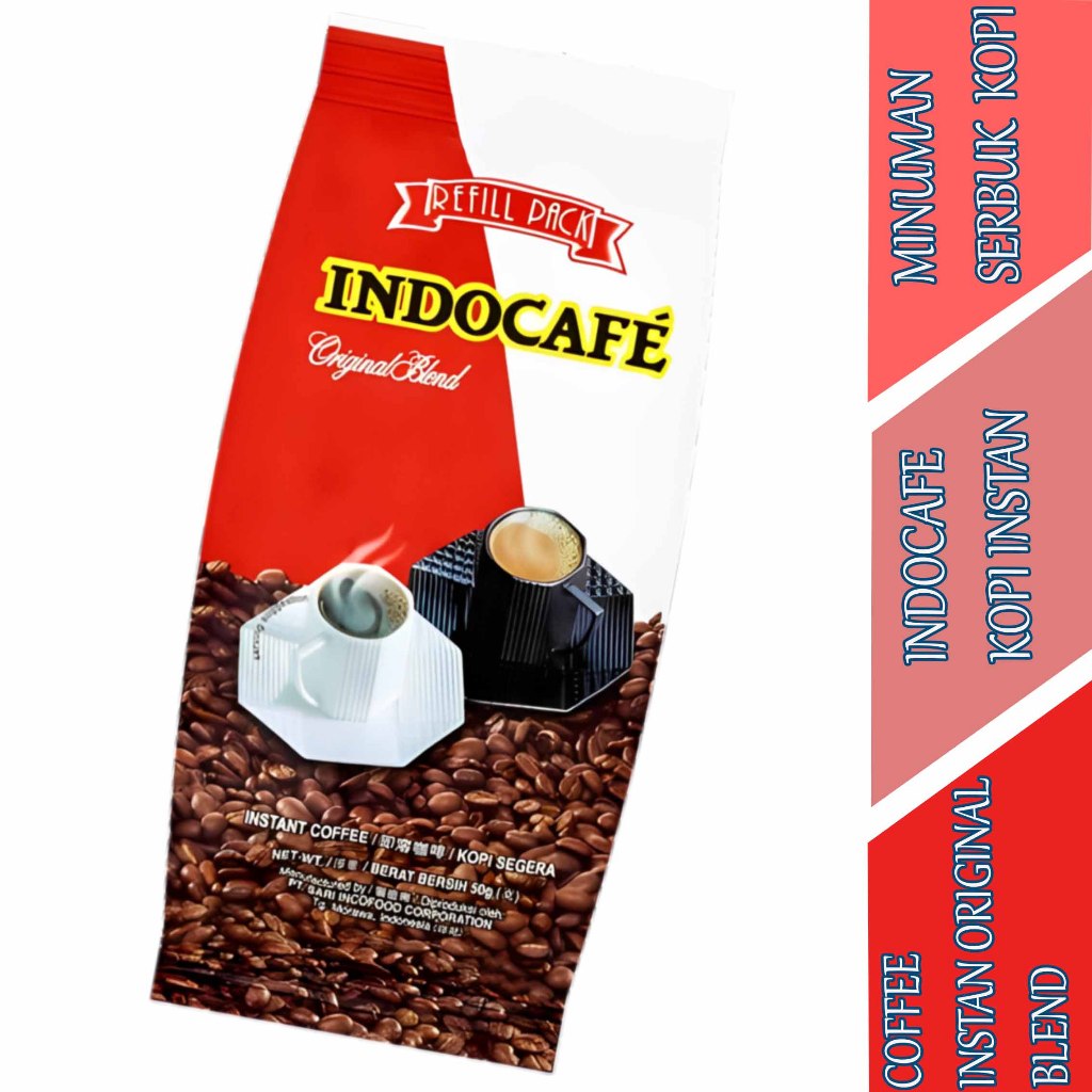 

RB Coffee Original Blend Refill - Indocafe - Minuman Serbuk Kopi Instan - 50gr