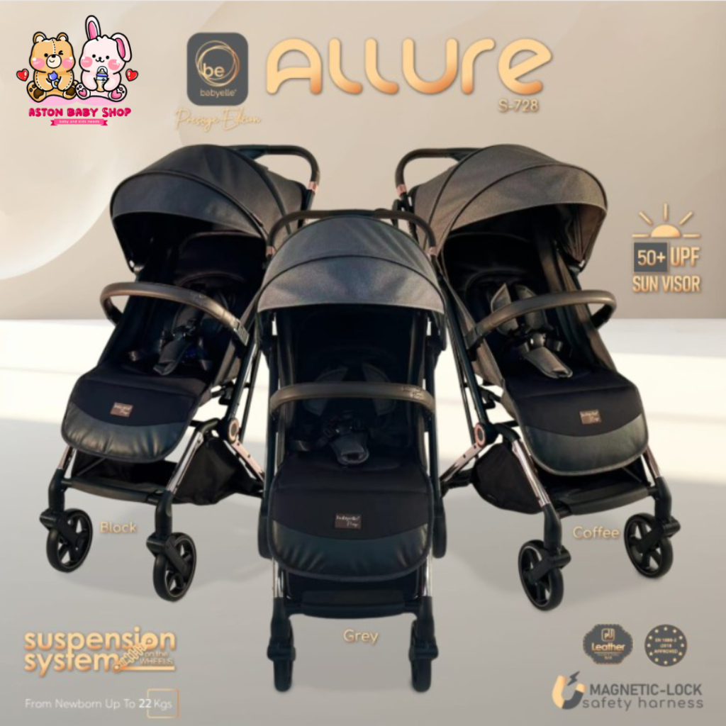 Babyelle Stroller Allure S728 Auto Fold S-728 Allure