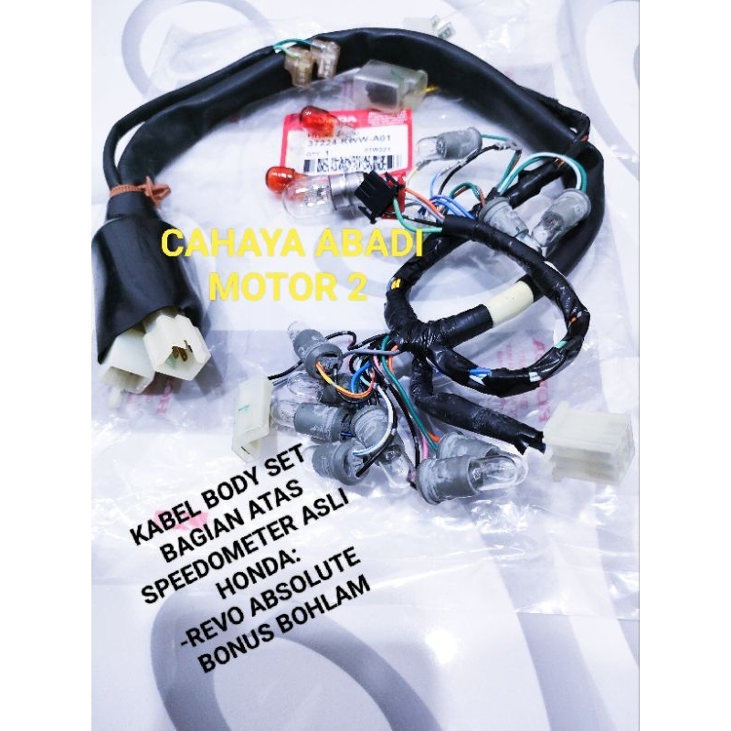 KABEL BODY ASSY BAGIAN ATAS+BOHLAM KWW REVO ABSOLUTE REVO FIT 37224-KWW-A01 ORIGINAL PRODUK