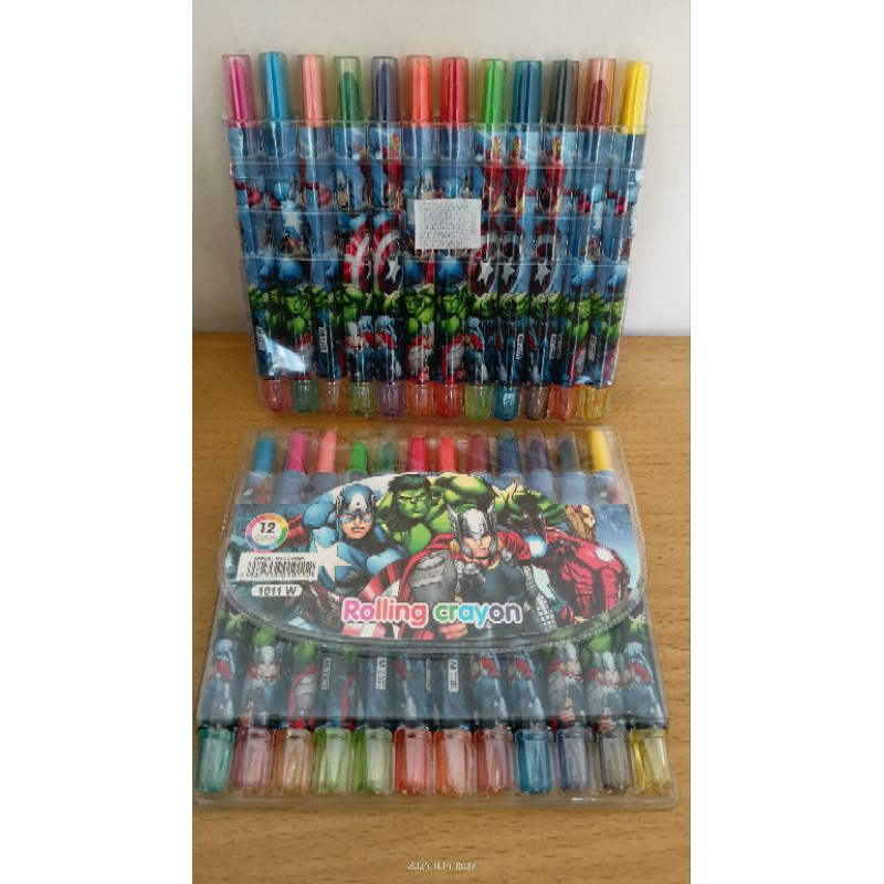 

CRAYON PUTAR/ROLLING CRAYON PENDEK 12 WARNA 1011W