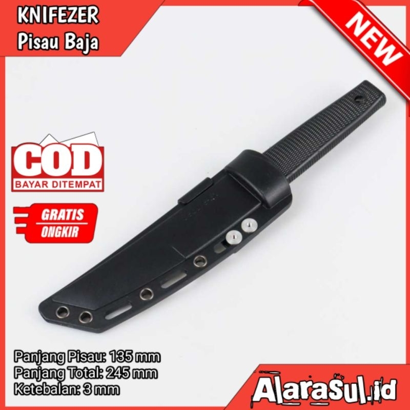 PISAU BAJA KNIFEZER Pisau Self Defense Knife Survival Tool ColdSteel Straight