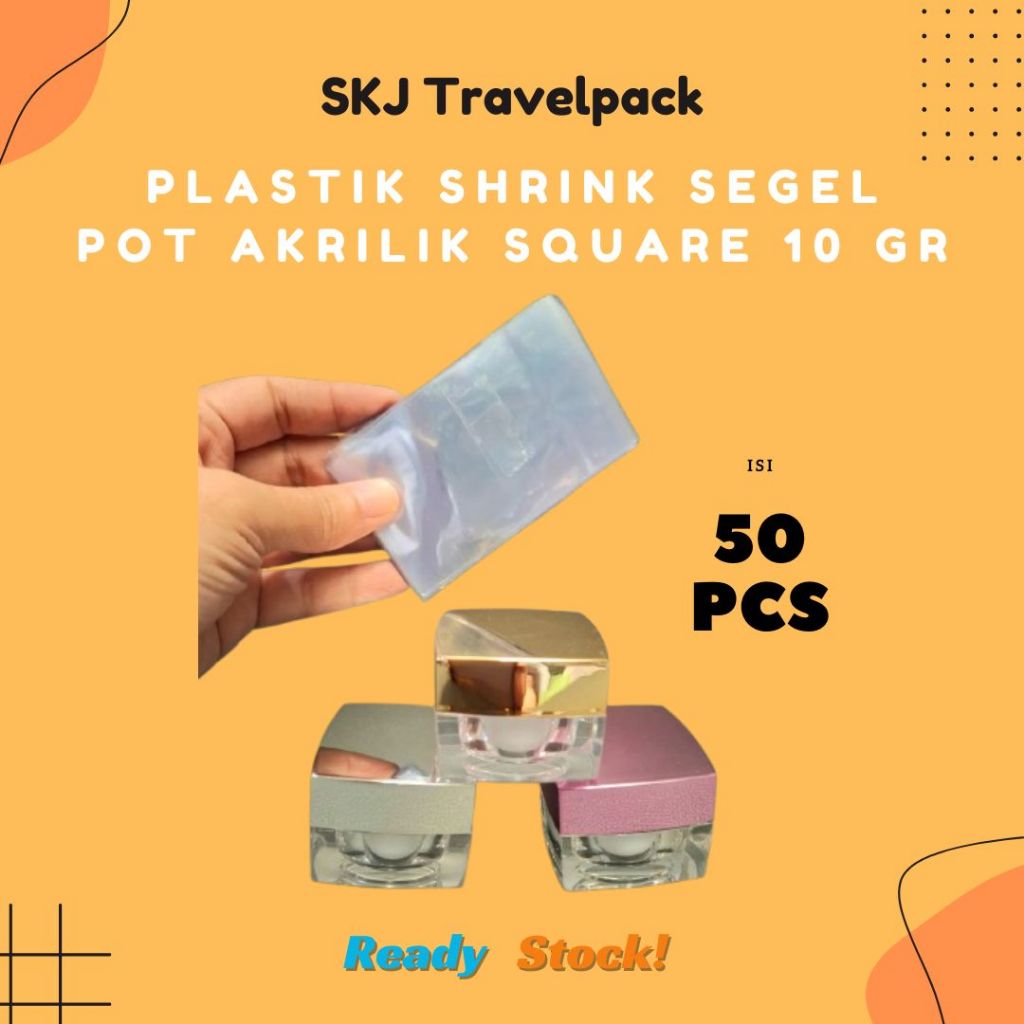 

Plastik Shrink Segel Pot Cream Akrilik Kotak Square 10 gr