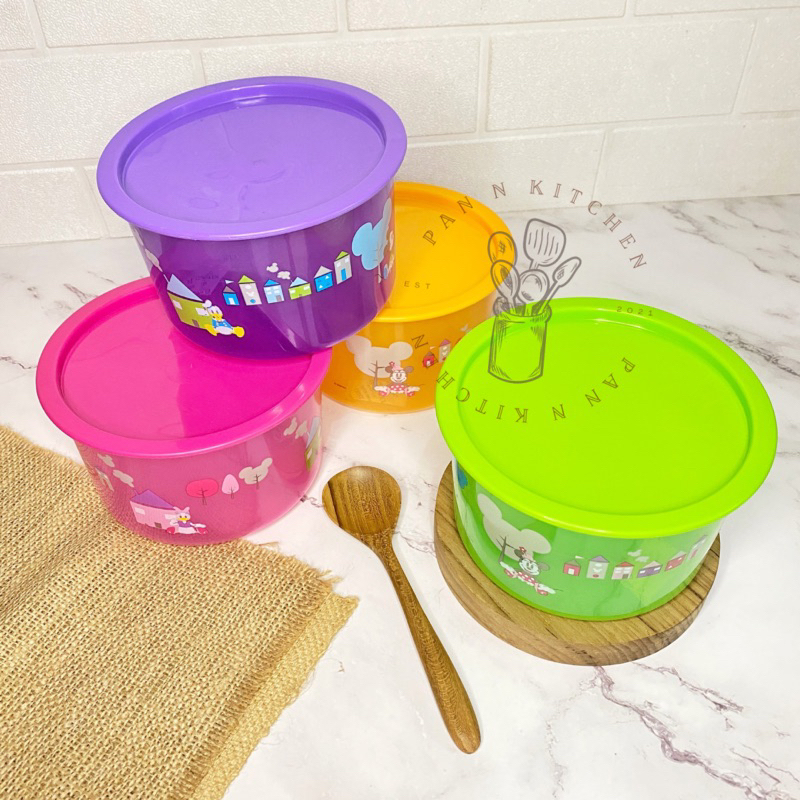 Toples Plastik Calista Odate 0,5 Kg/ Toples Motif Karakter Lucu/ Toples Tsum Tsum/ Toples Plastik Ga
