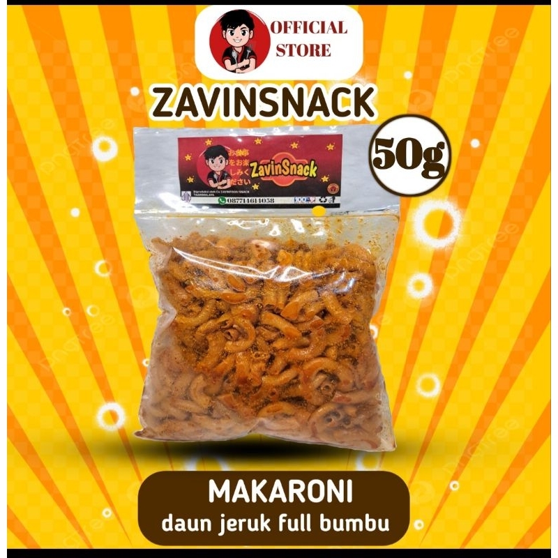 

50g MAKARONI CIKRUH EXTRA BUMBU PEDAS/makaroni zavin