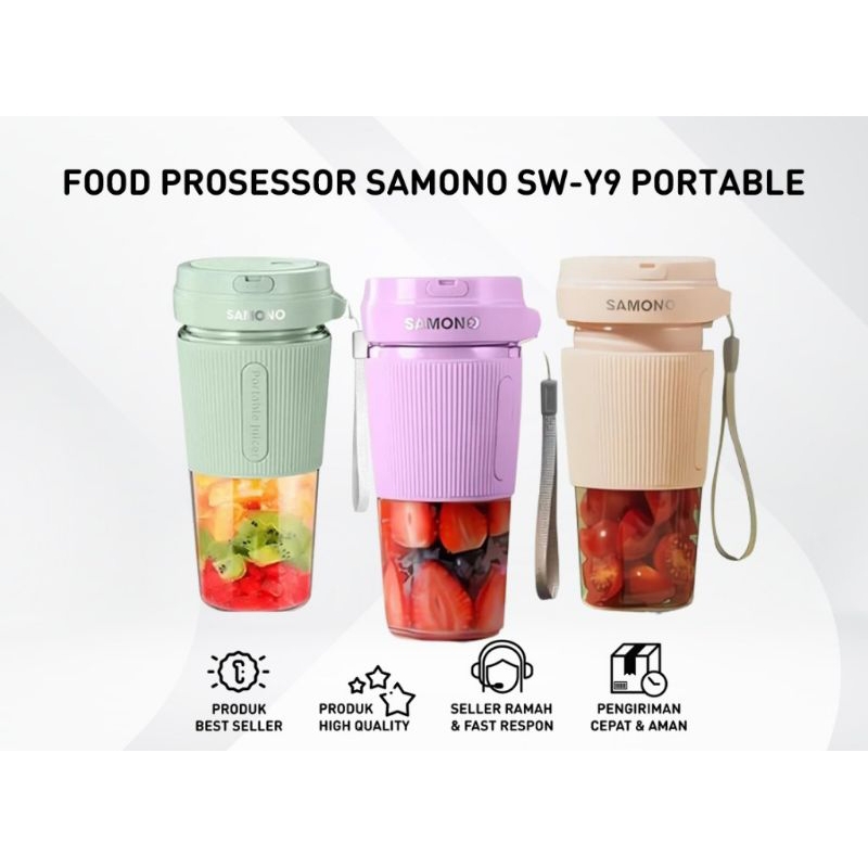 BLENDER PORTABLE SAMONO SW-Y9 BLENDER MINI SW Y9 SAMONO