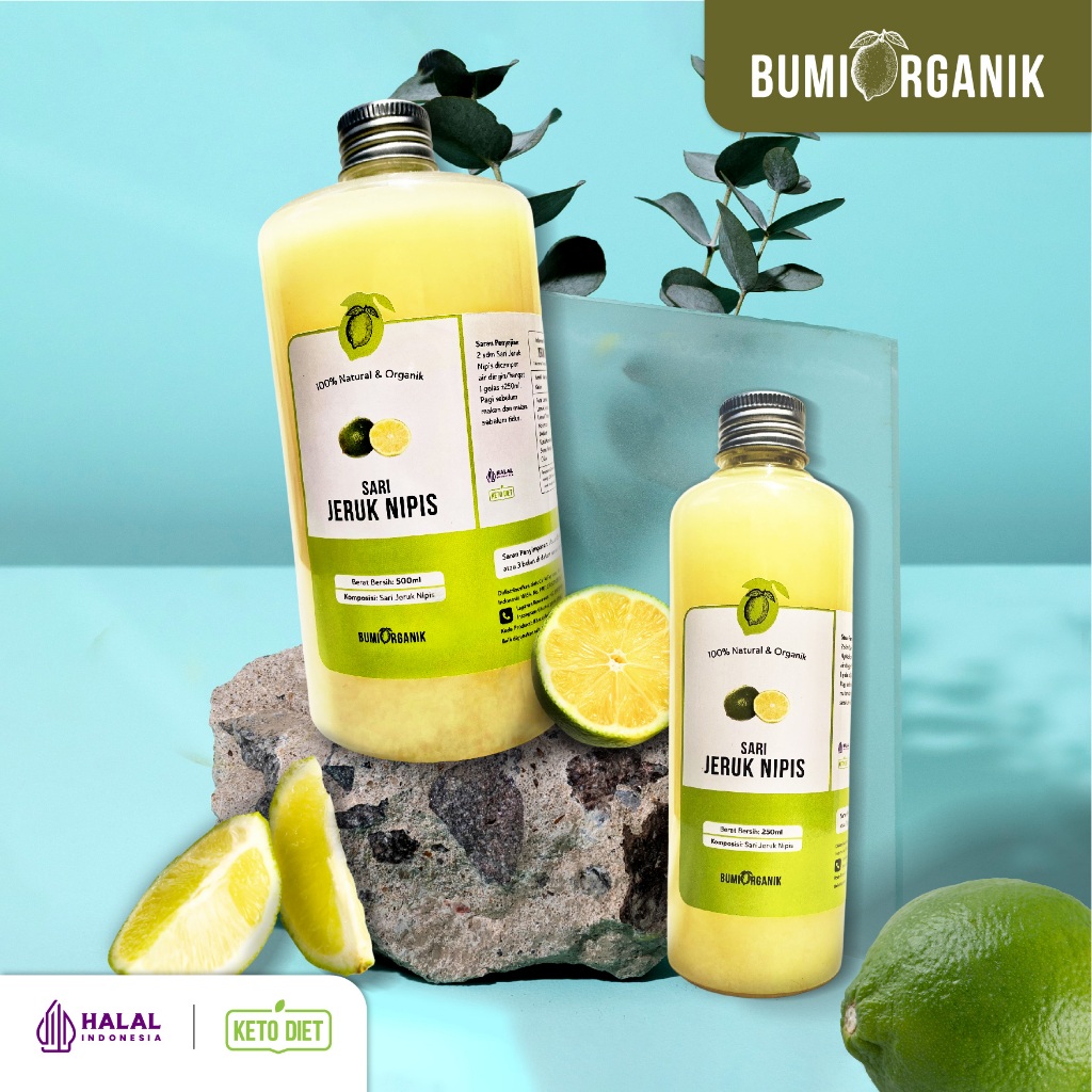 

SARI JERUK NIPIS MURNI ASLI 100% 250ML 500ML BUMI ORGANIK / JERUK PERAS / JERUK NIPIS PERAS MURNI / SARI LEMON MURNI 100% / NIPIS MADU / MINUMAN JERUK NIPIS / JENIPER JERUK NIPIS PERAS KUNINGAN / NUTRILOGY OFFICIAL BEORGANIK NUTRIFARM DARI BUMI