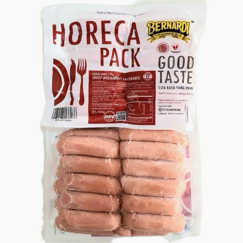 

Bernardi Sosis Sapi Beef Breakfast Sausage 500g