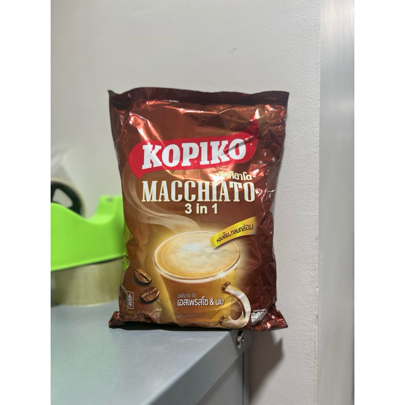 

Ready stok - Minuman instan kopi*o macchiato 3 in 1 ori thailand
