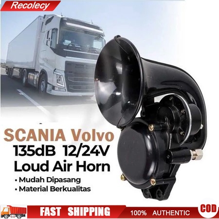[Recolecy] KLAKSON VOLVO SCANIA /KLAKSON KEONG ANGIN 12V/24V MOBIL TRUK & BUS