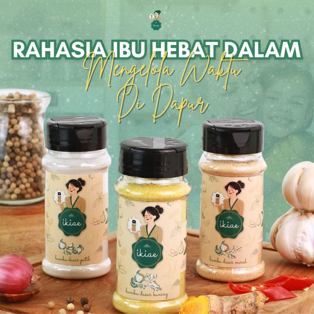 

3 Jurus Jitu/Bumbu Bubuk Dasar Putih Kuning Merah (Si Gurih/Si Lezat/Si Aromatik)/ Premium Quality - IKIAE