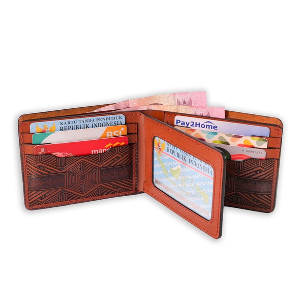 Revontage Jayuwan Artisanal Leather Wallet DOS | Dompet Kulit Gravire | Dompet Kulit Pria