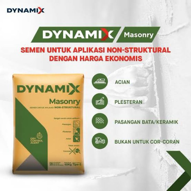 

SEMEN DYNAMIX MASONRY KEMASAN 40kg