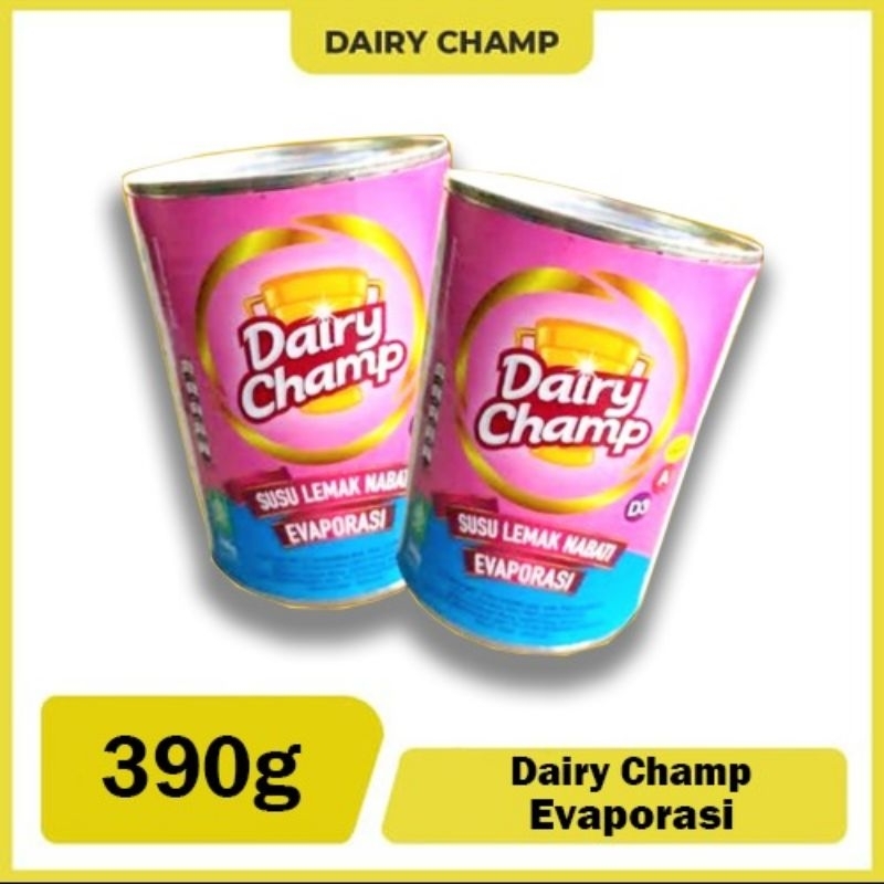 

Susu Dairy Champ Evaporasi 390gr