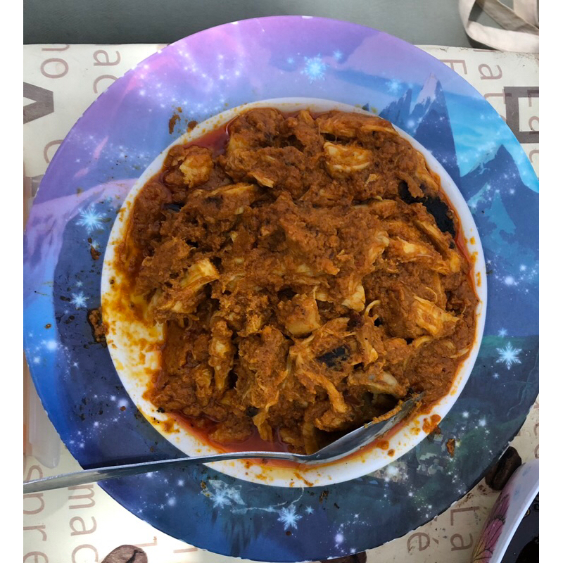 

Ayam cabik/suwir bumbu Padang