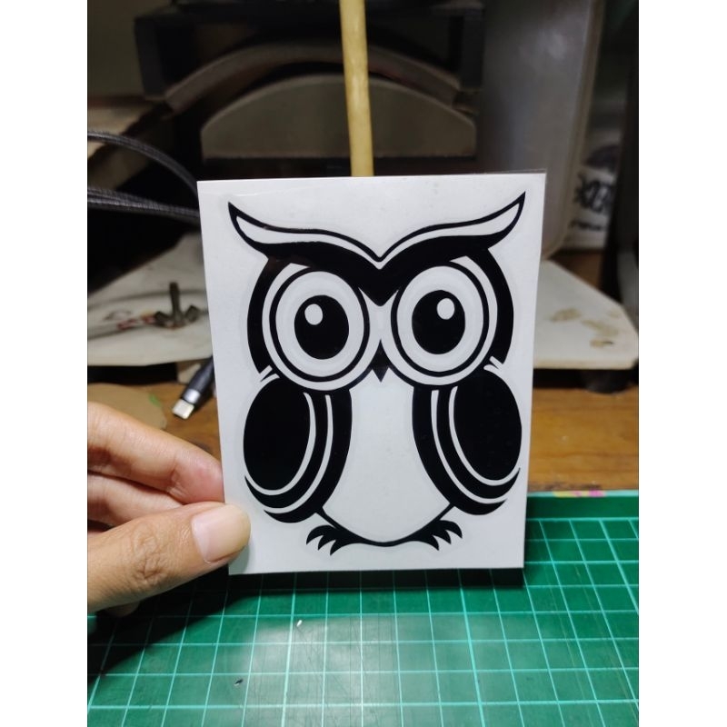 

Stiker cutting burung hantu lucu sticker keren