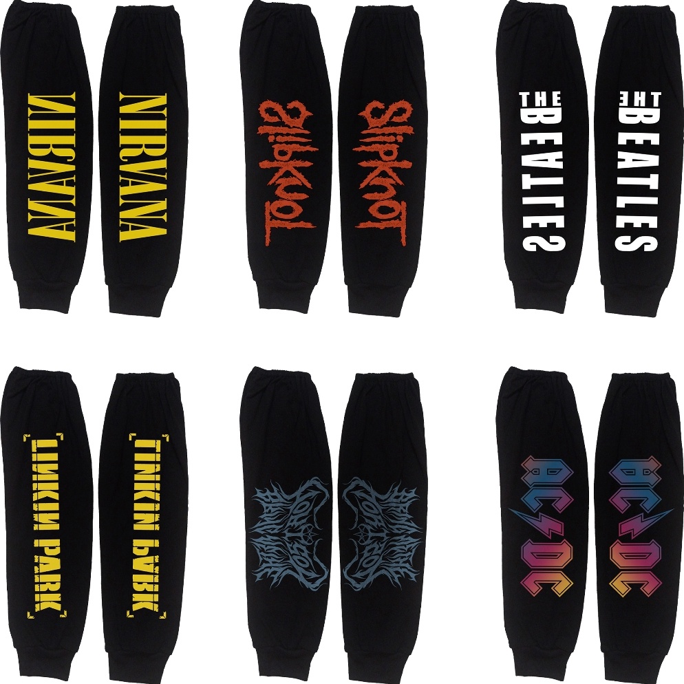 KODE M14K Manset Kaos Motif BandManset Motif Lengan Panjang  Maset Baju Lengan PanjangMangset Baju W