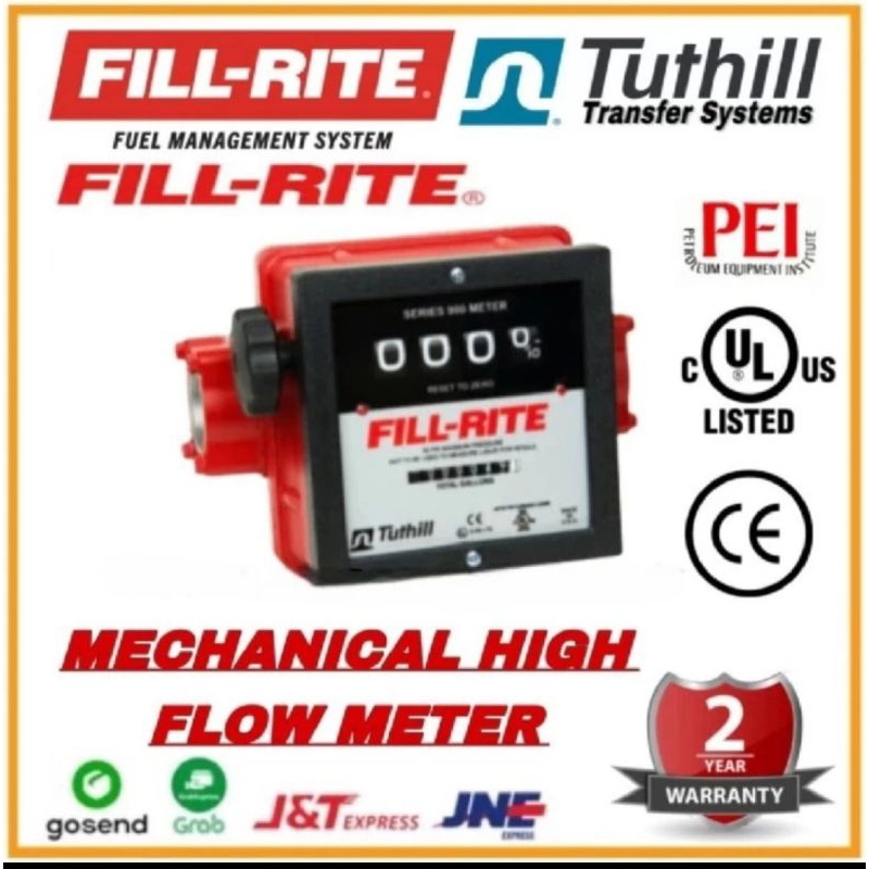 FLOW METER FILL RITE 2 INCH 4DIGIT FLOW METER FILL-RITE DN 50 2 INCH