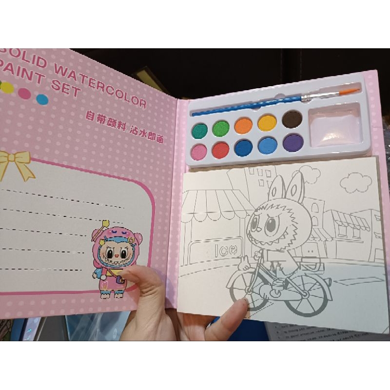 

watercolor set labubu