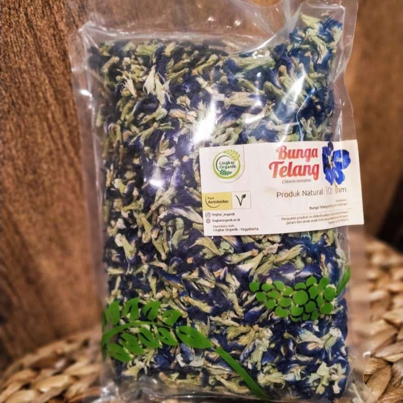 

Bunga Telang Natural 100gr - Lingkar Organik