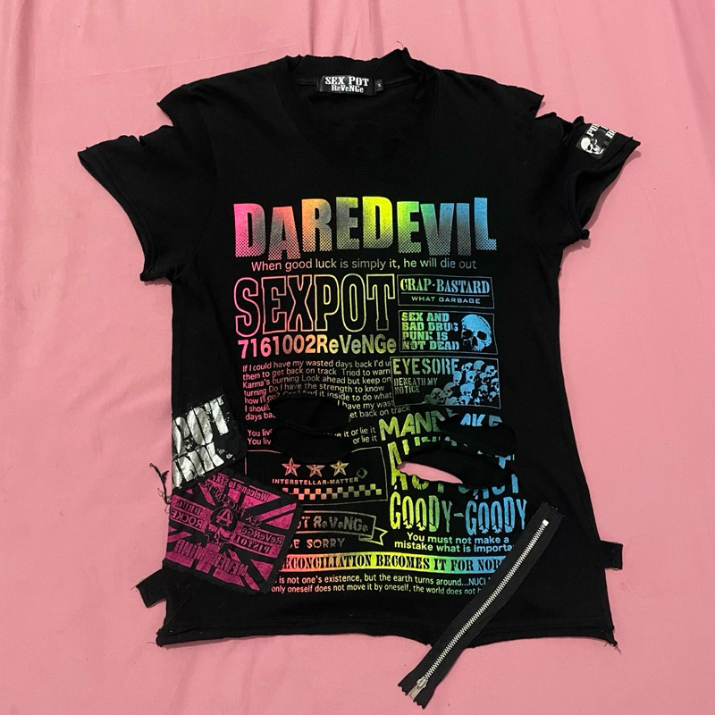 sex pot revenge shirt grunge punk emo rock y2k alt
