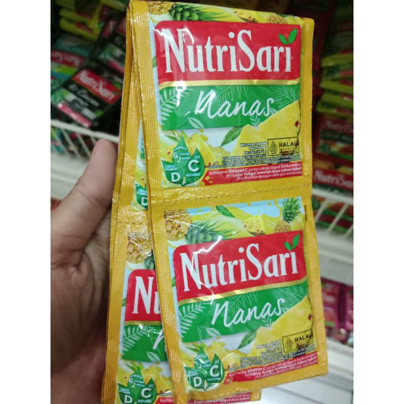 

NUTRISARI NANAS 1 RENCENG ISI 10 SACHET