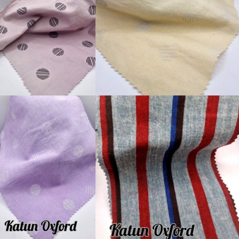 Kain katun oxford premium motif
