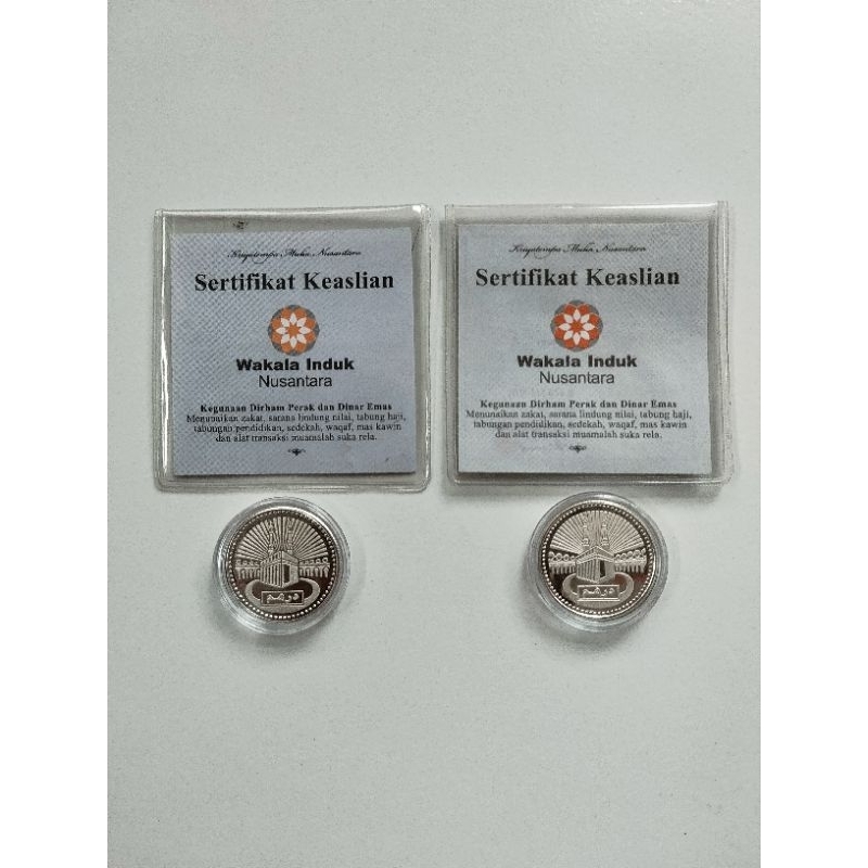 1 dirham dirham wakala induk nusantara dirham perak