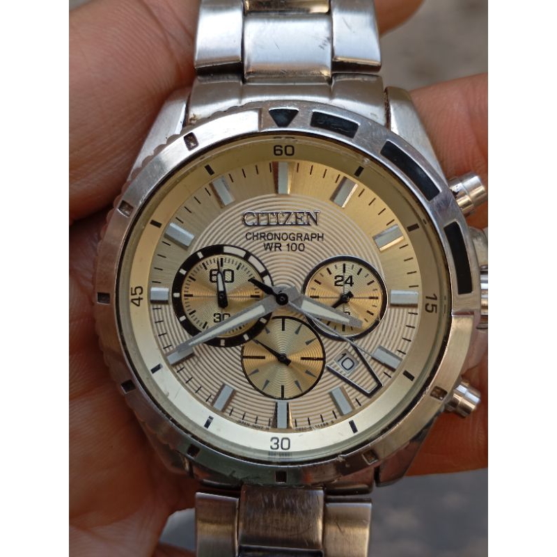 jam tangan citizen chronograph second bekas original