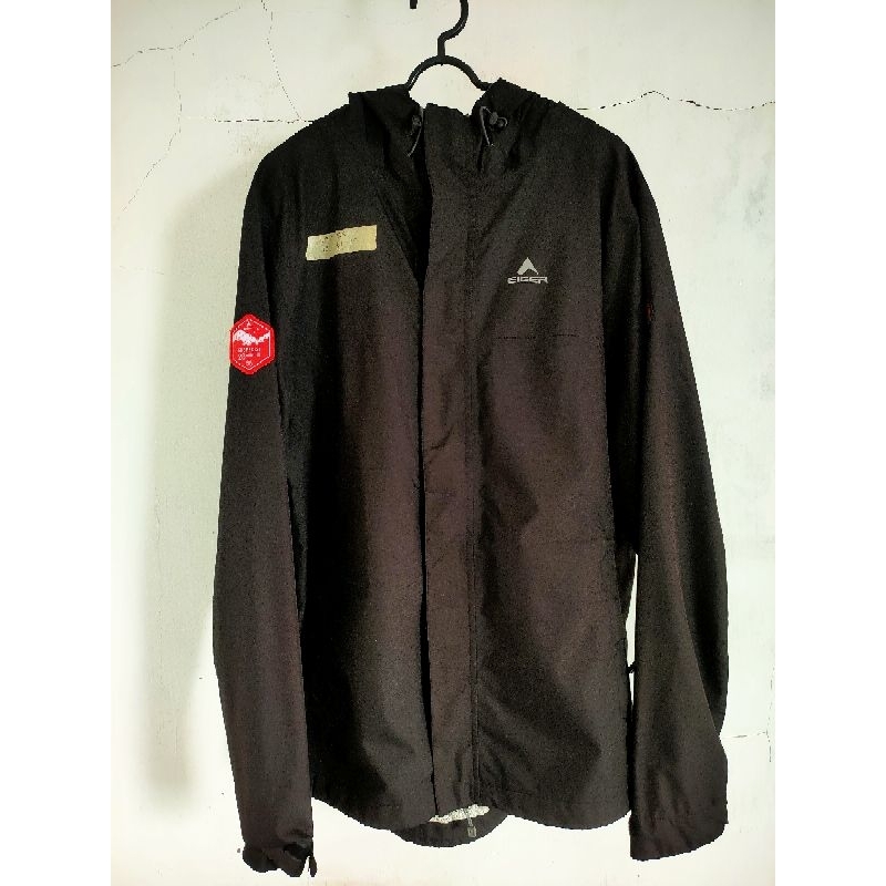Eiger Mountaineering X28 M - Jaket Gunung Eiger Hitam Waterproof Blocktech