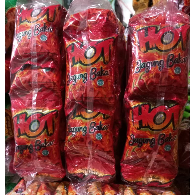 

Hot Jagung Bakar 1 Renceng Isi 10 Bungkus @6g