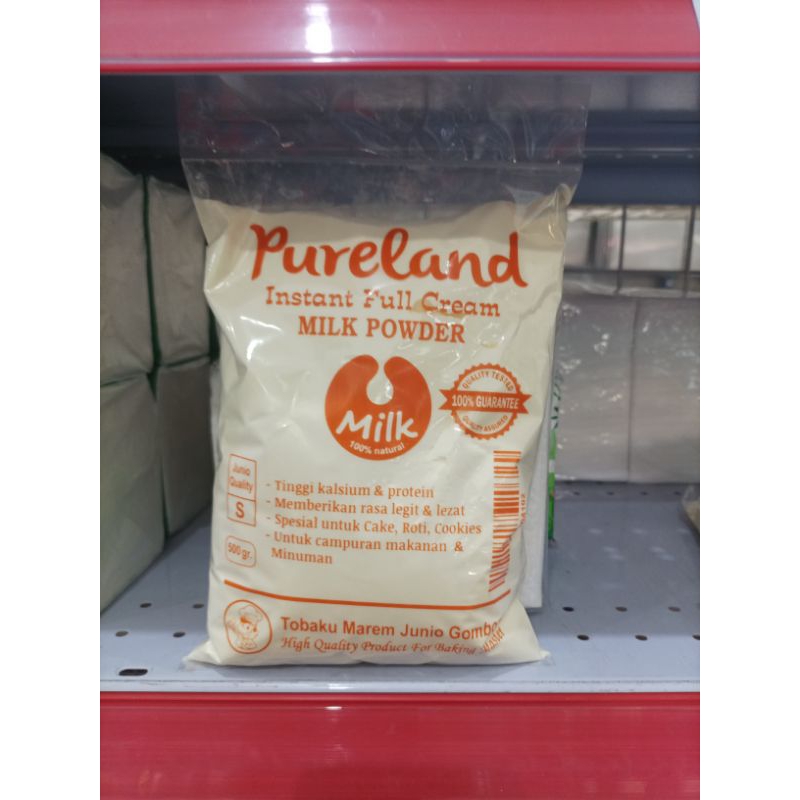 

Pureland Milk Premiks Susu Bubuk Khusus Kue 500 Gram