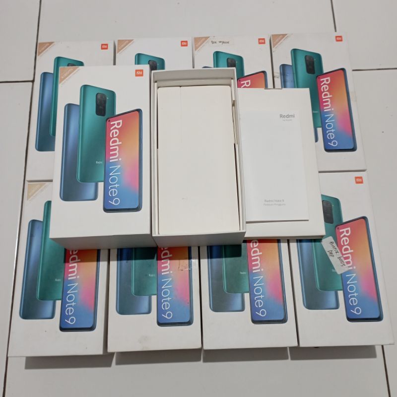 Dus Box Xiaomi Redmi Note 9 Original Bawaan Unit HP
