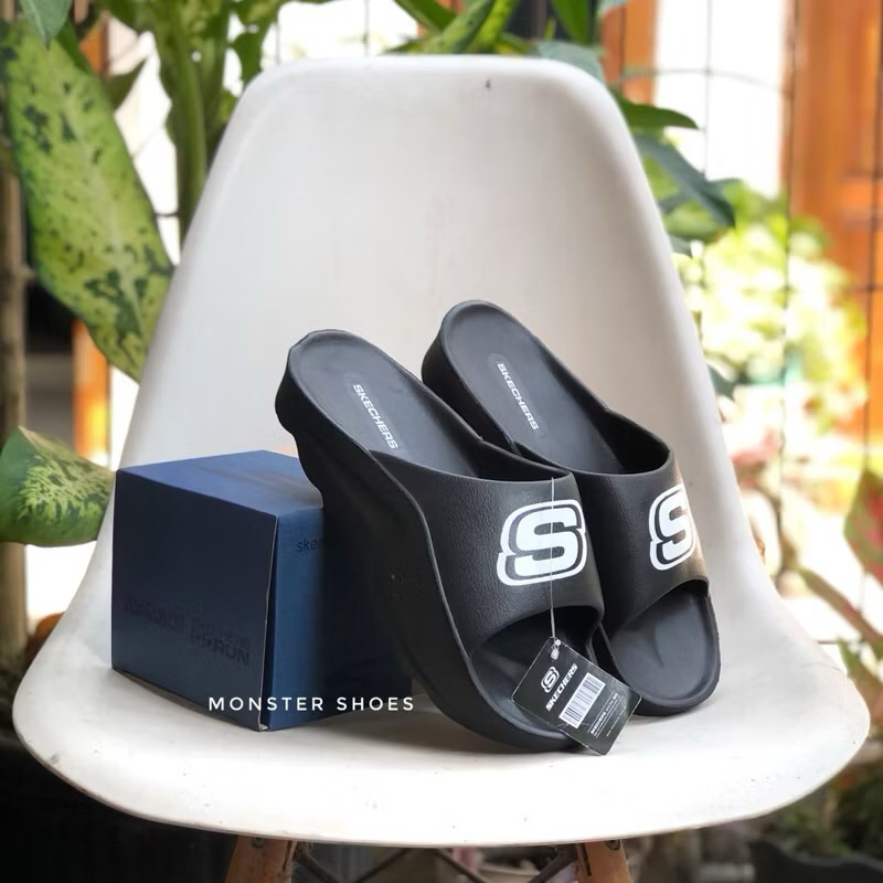 SANDAL SLIDES SKECHERS ORIGINAL SENDAL SELOP KARET PRIA