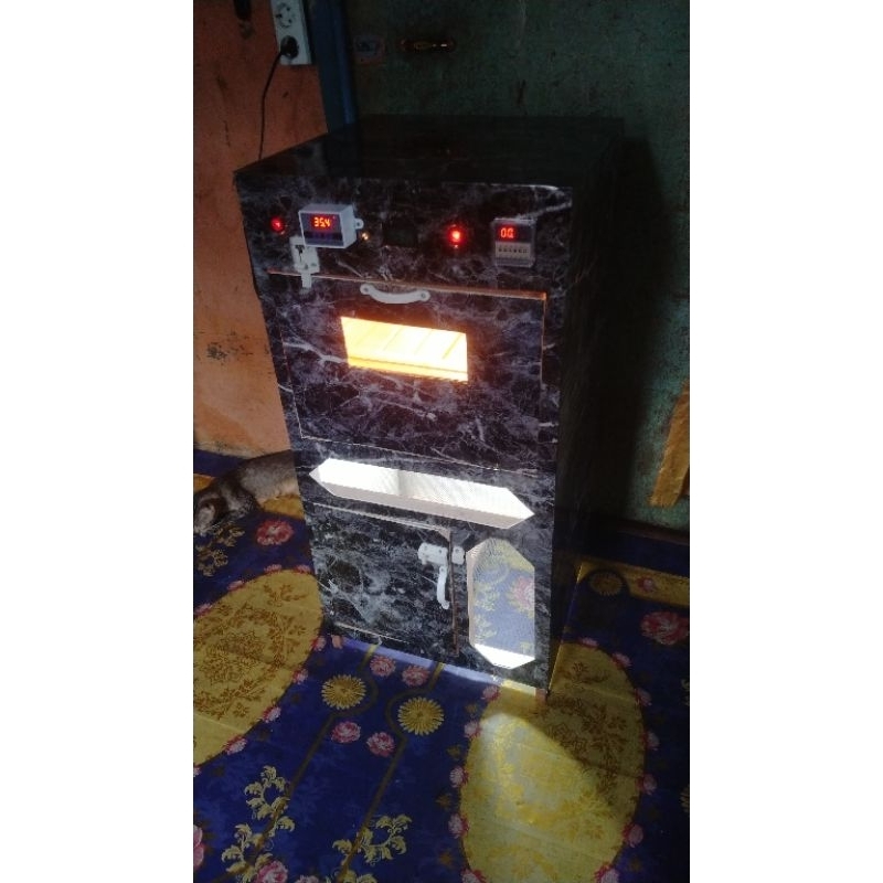 incubator atau mesin penetas telur + kandoc kap 30 telur