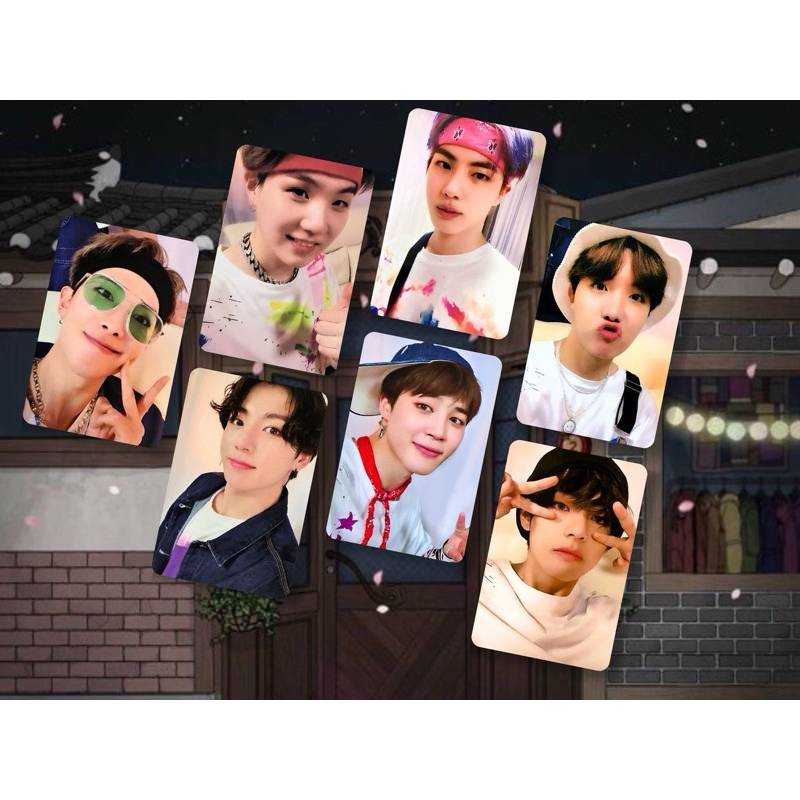 photocard pc bts 5th muster official  kim namjoon seokjin min yoongi jung hoseok park jimin taehyung