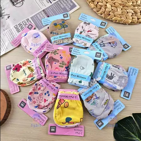 1 Set Sarung Tangan kaki Bayi Premium SNI / Mittens Perlengkapan Bayi Newborn