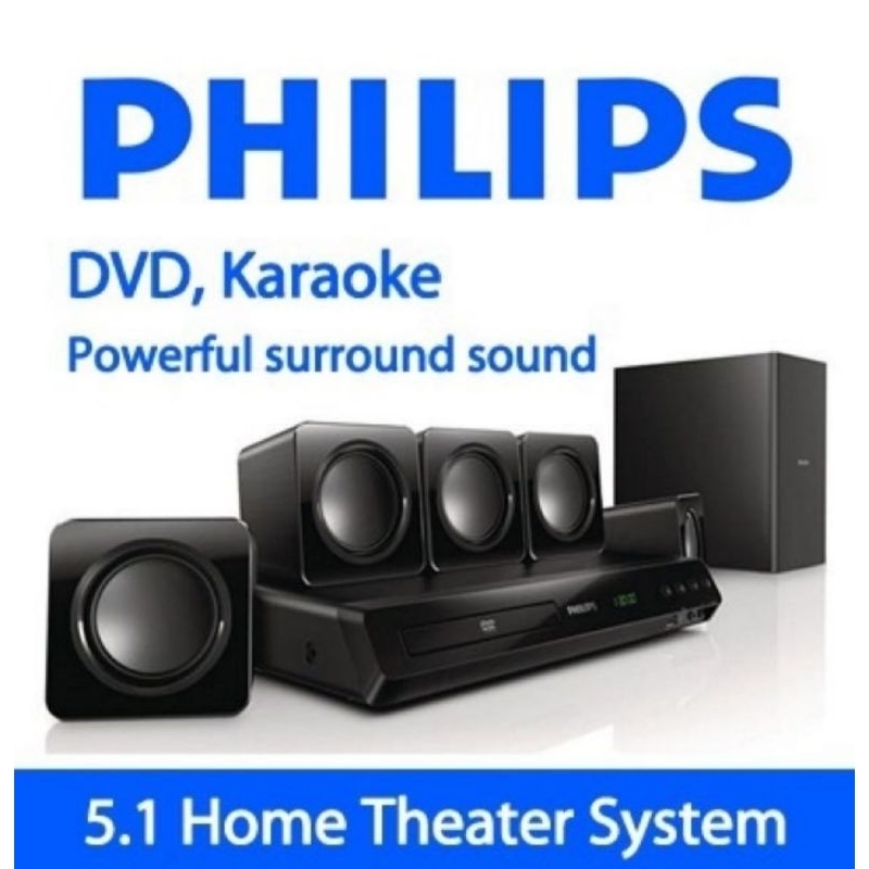 PHILIPS HOME THEATER 5.1 DVD HTD-3510/98