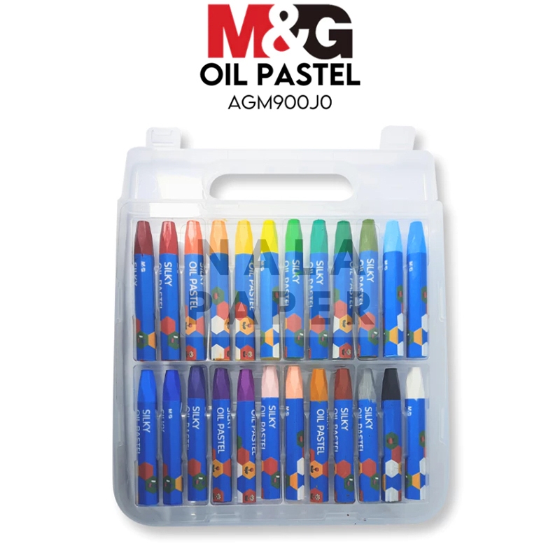 

AGM900J0 M&G SILKY OIL PASTEL CRAYON 24 WARNA