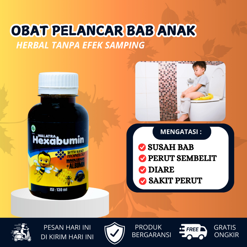 Obat Pelancar BAB Anak, Susah BAB Anak, BAB Keras, BAB Tidak Lancar, Sembelit, BAB Sakit