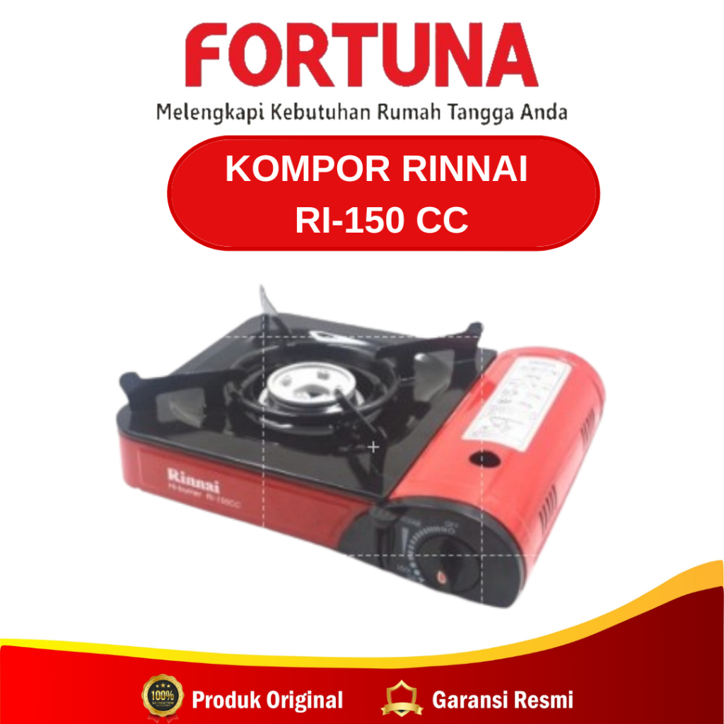 Rinnai Kompor RI-150 CC / Rinnai Kompor 1 Tungku Gas Kecil RI-150CC