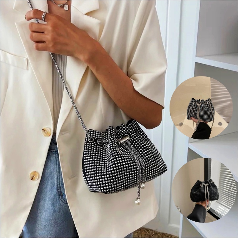 Tas selemrang bahu wanita（Bahan Tebal）Import fashion tas selemrang blink bahu wanita terkiniian kapa