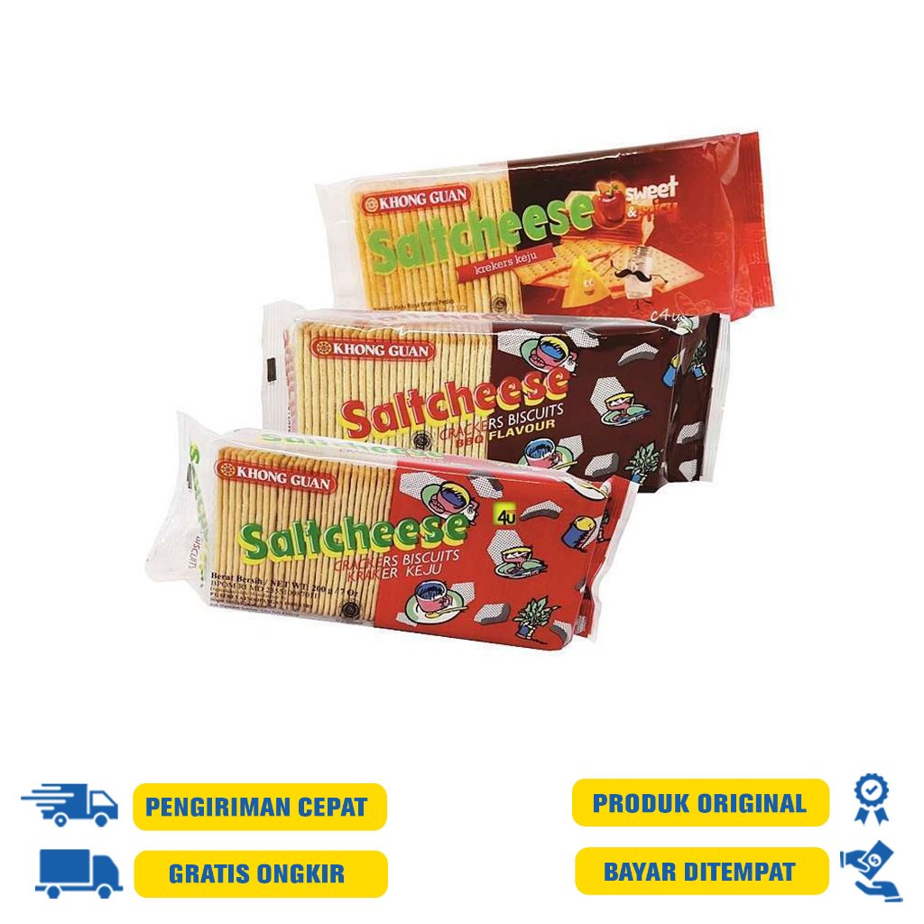 

Saltchesse Khong Guan 100 | 200 G.R - CRACKERS | BARBEQUE