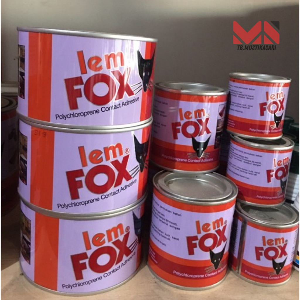 Lem Fox Aibon Kaleng 70gr,300gr,600gr