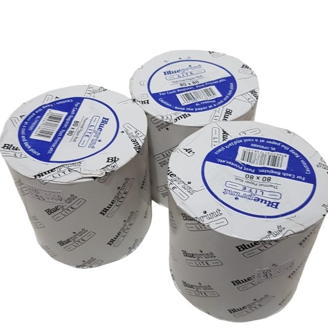 

KERTAS THERMAL REGISTER ROLL MEREK PAPERLINE 57x50/BLUEPRINT 80x80 MURAH